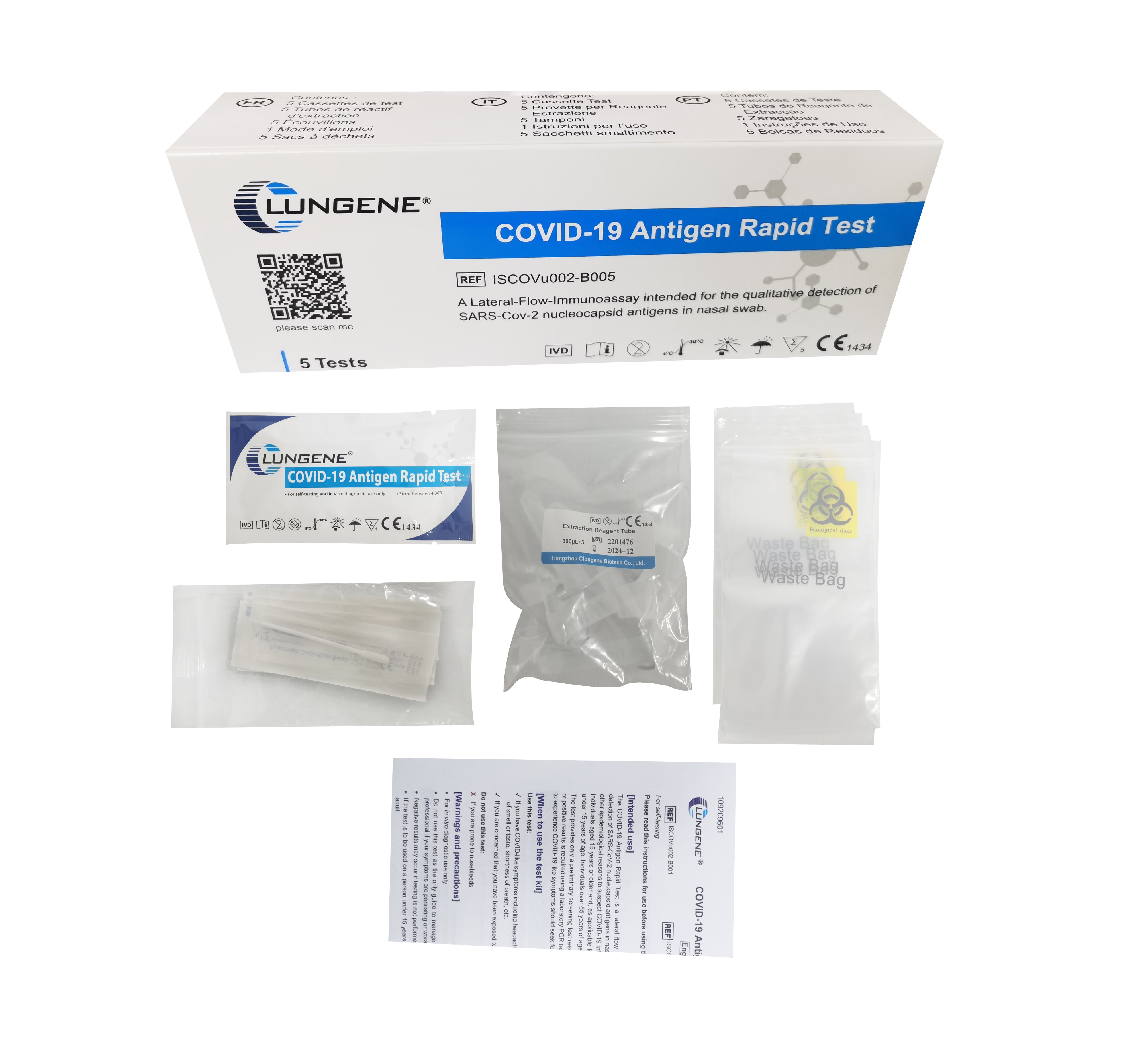 Rapid Antigen Testing Kits (RAT Tests) - 5 tests